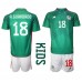 Billige Mexico Andres Guardado #18 Børnetøj Hjemmebanetrøje til baby VM 2022 Kortærmet (+ korte bukser)